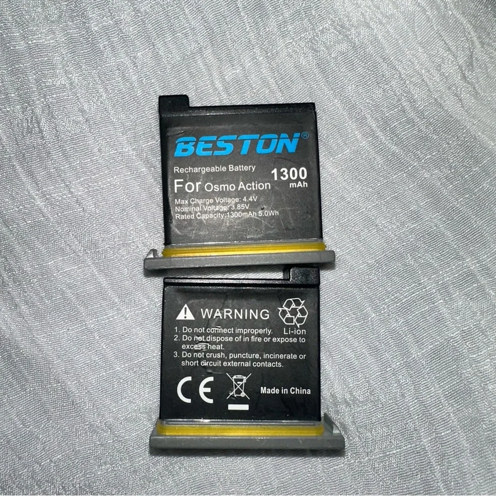 DJI Osmo Action 1 Battery Bundle - (1) OEM (2) Beston & Triple USB-C Charger
